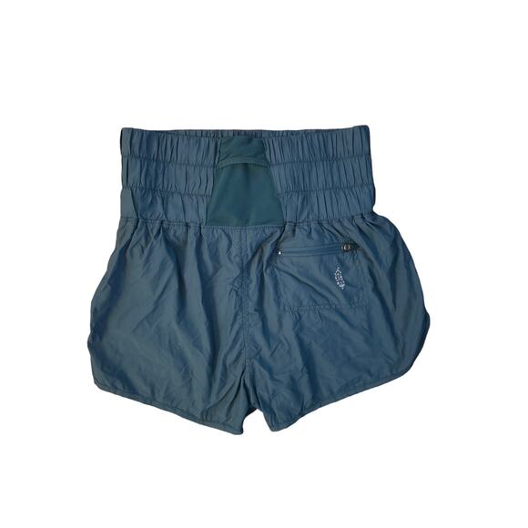 Women S Free People FP Movement The Way Home High Rise Teal Green Shorts - Picture 5 of 6